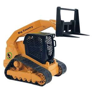 Track Skid Steer and Trailer Toy  - Yellow Big Country Farm Toys